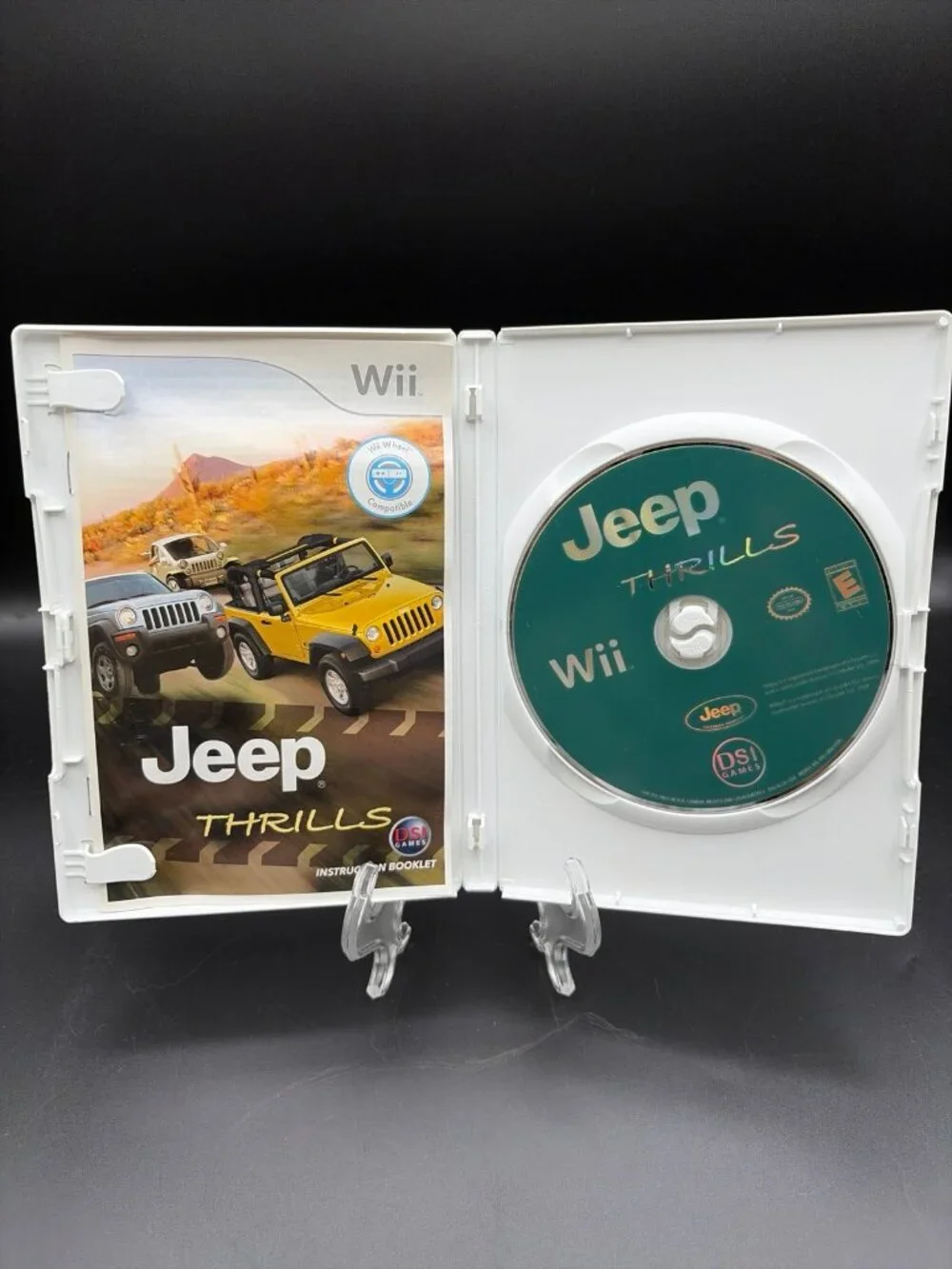 Jeep Thrills (Nintendo Wii, 2008) Complete w/ Manual - CIB Tested Working